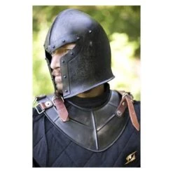 Neck Plate Gorget - Dark Drake Plate Armour