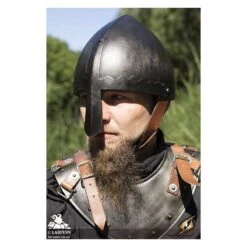 Norman Nasal Helmet - Epic Dark Metal