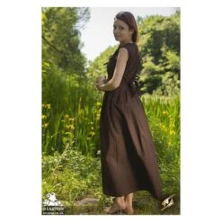 Peasant Dress - Dark Brown 10 Peasant Dress - Dark Brown -Larp Inn peasant dress dark brown 2
