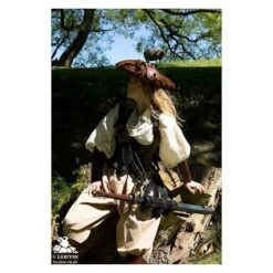 Pirate Tricorn - Leather Hat 15 Pirate Tricorn - Leather Hat -Larp Inn pirate tricorn leather hat 6