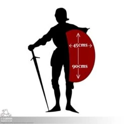 Raider Shield - 36IN X 18IN - LARP 9 Raider Shield - 36IN X 18IN - LARP -Larp Inn raider shield 36in x 18in larp 3