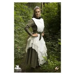Raven Dress - White 8 Raven Dress - White -Larp Inn raven dress white 2