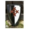 Red Templar Shield - 28IN X 20IN - LARP 1 Red Templar Shield - 28IN X 20IN - LARP -Larp Inn red templar shield 28in x 20in larp