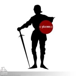 RFB Buckler - Black - 14IN - LARP -Larp Inn rfb buckler black 14in larp 2