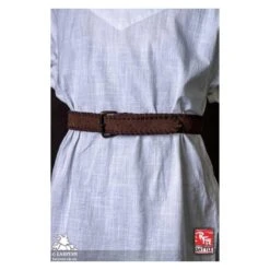RFB Faux Leather Belt - Laced - Brown - 39in