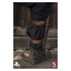 RFB Leg Protection Greaves - Steel -Larp Inn rfb leg protection greaves steel 3