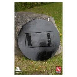 RFB Round Shield - Red & Black - 20IN - LARP 6 RFB Round Shield - Red & Black - 20IN - LARP -Larp Inn rfb round shield red black 20in larp 1