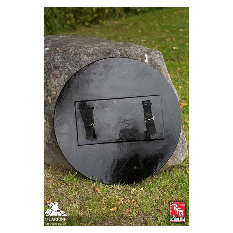 RFB Round Shield - Red & Black - 20IN - LARP 4 RFB Round Shield - Red & Black - 20IN - LARP - Image 2