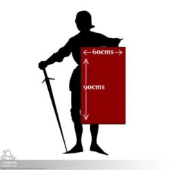 Riot Shield - 36IN X 24IN - LARP -Larp Inn riot shield 36in x 24in larp 1