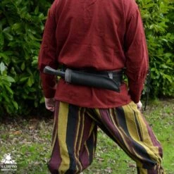 Rogue Horizontal Dagger Scabbard - Black