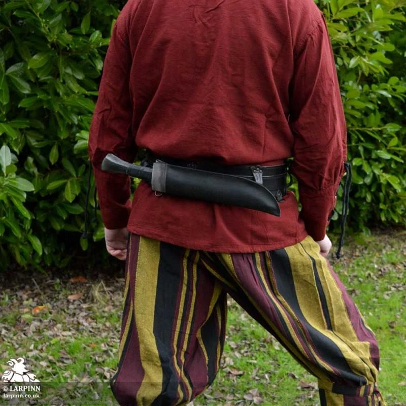 Rogue Horizontal Dagger Scabbard - Black 3 Rogue Horizontal Dagger Scabbard - Black