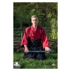 Samurai Trousers - Black -Larp Inn samurai trousers 2