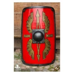 Scutum Roman Shield - 40IN X 26IN - LARP