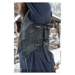 Shadow Torso Armour - Suede -Larp Inn shadow torso armour suede 3