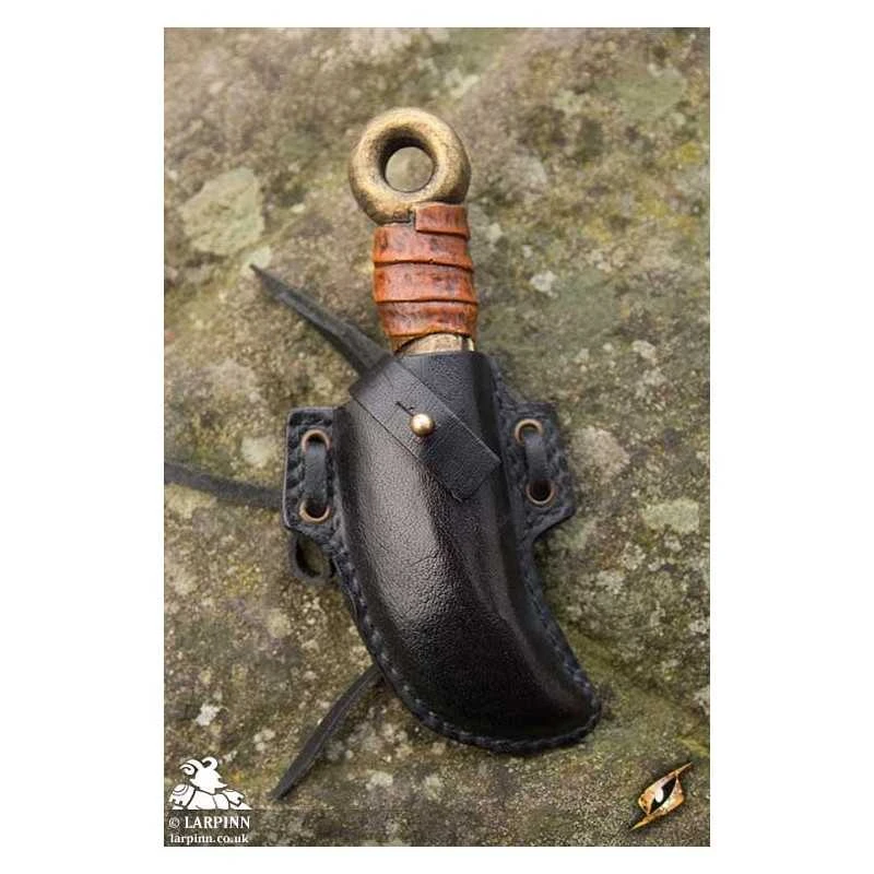 Skinner Throwing Dagger And Holder - Black 3 Skinner Throwing Dagger And Holder - Black