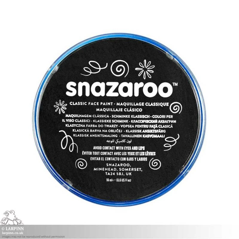 Snazaroo Face Paint Makeup - Black 3 Snazaroo Face Paint Makeup - Black