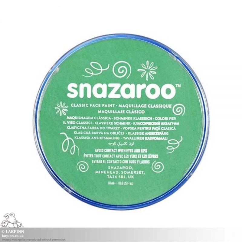 Snazaroo Face Paint Makeup - Bright Green 3 Snazaroo Face Paint Makeup - Bright Green