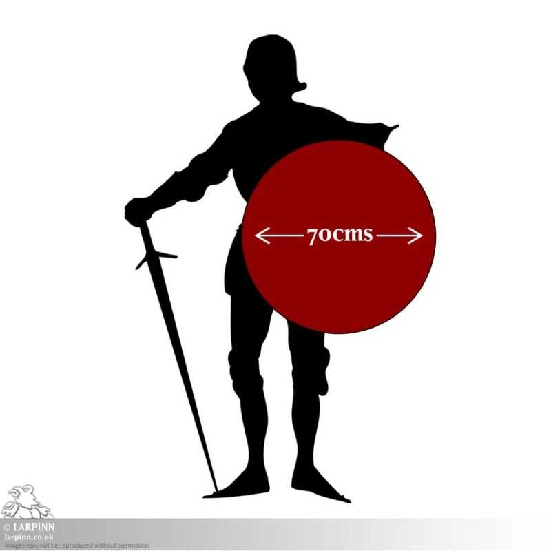 Spartan Shield Of Leonidas - 28IN - LARP 5 Spartan Shield Of Leonidas - 28IN - LARP - Image 3