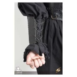 Squire Bracers - Black 7 Squire Bracers - Black -Larp Inn squire bracers black 2