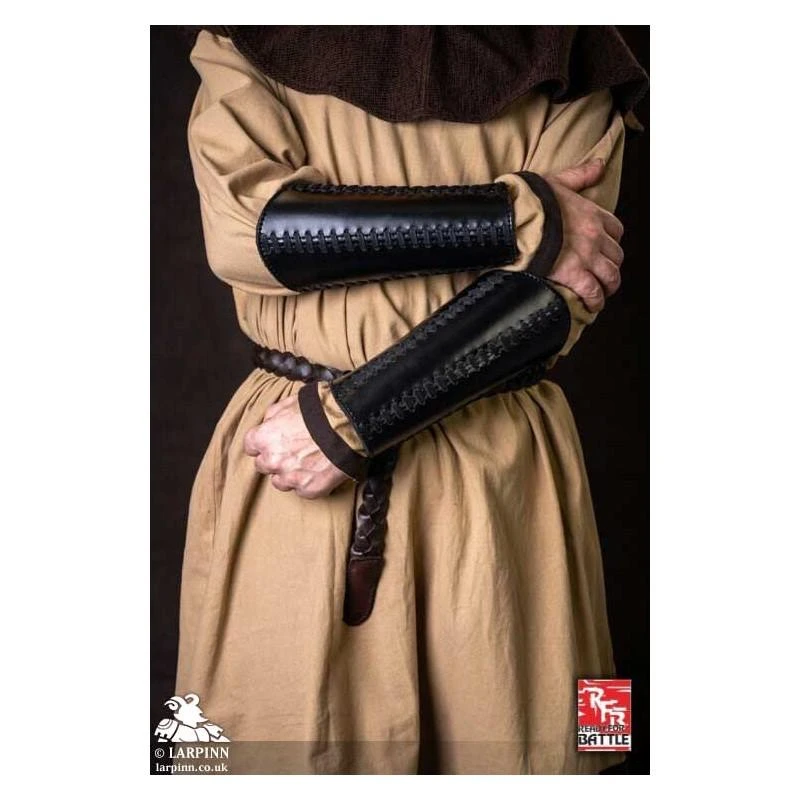 Squire Bracers - Faux Leather - Black 3 Squire Bracers - Faux Leather - Black