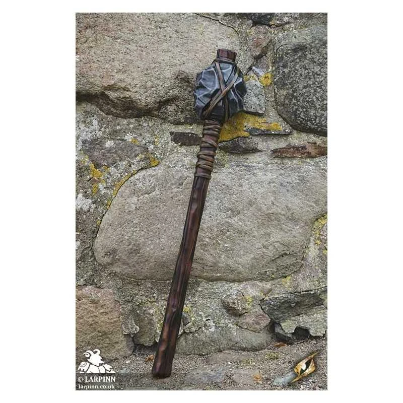 Stone Mace - 34in - LARP 3 Stone Mace - 34in - LARP