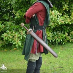 Stuart Long Sword Scabbard - Double Edged - Full Scabbard -Larp Inn stuart long sword scabbard double edged full scabbard 1