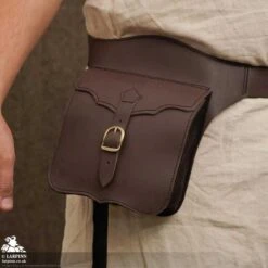 Hip Satchel Bag - Brown