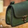 Sylleth Leather Belt Pouch - Green 2 Sylleth Leather Belt Pouch - Green -Larp Inn sylleth leather belt pouch green