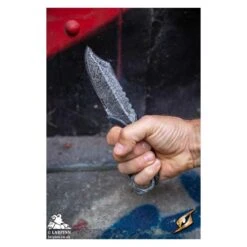 Tactical Throwing Knife - Desert Beige - Coreless LARP Throwing Weapon