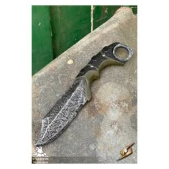 Tactical Throwing Knife - Green - Coreless LARP Throwing Weapon