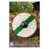 Thegn Saxon Shield - Green Stripe - 32IN - LARP -Larp Inn thegn saxon shield green stripe 32in larp