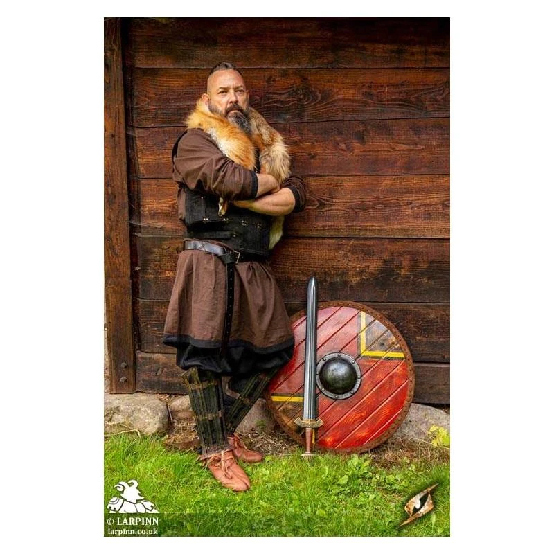 Thegn Saxon Shield - Red - 28IN - LARP 4 Thegn Saxon Shield - Red - 28IN - LARP - Image 2