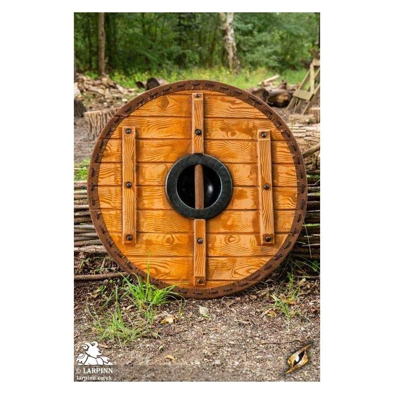 Thegn Saxon Shield - Red - 28IN - LARP 5 Thegn Saxon Shield - Red - 28IN - LARP - Image 3