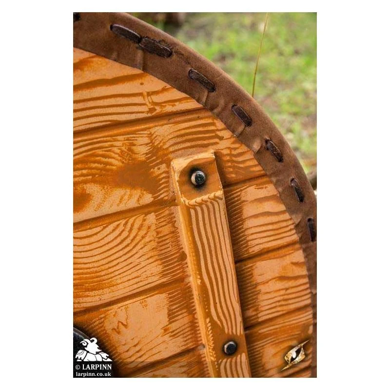 Thegn Saxon Shield - Red - 28IN - LARP 6 Thegn Saxon Shield - Red - 28IN - LARP - Image 4