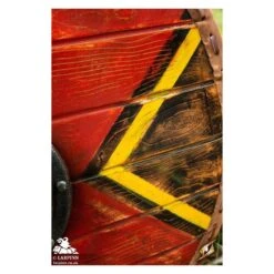 Thegn Saxon Shield - Red - 28IN - LARP 13 Thegn Saxon Shield - Red - 28IN - LARP -Larp Inn thegn saxon shield red 28in larp 4
