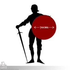 Thegn Saxon Shield - Red - 28IN - LARP 15 Thegn Saxon Shield - Red - 28IN - LARP -Larp Inn thegn saxon shield red 28in larp 6