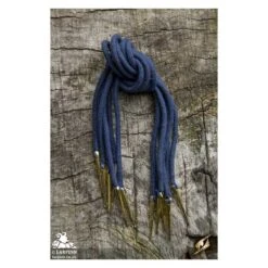 Tie Strings With Points - Dark Blue