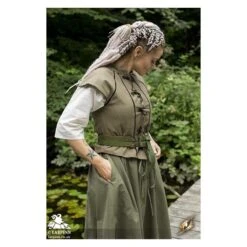 Tristan Vest - Green -Larp Inn tristan vest green 2