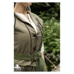 Tristan Vest - Green -Larp Inn tristan vest green 3