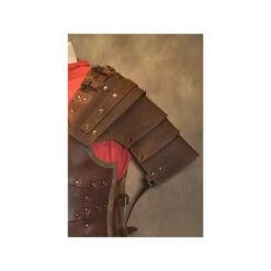 Ulric Leather Shoulder Armour - Brown 7 Ulric Leather Shoulder Armour - Brown -Larp Inn ulric leather shoulder armour brown 2
