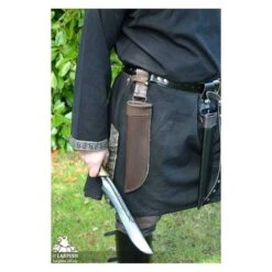 Varius Dagger Scabbard - Brown -Larp Inn varius dagger scabbard brown 2