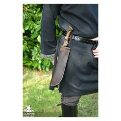 Varius Dagger Scabbard - Brown -Larp Inn varius dagger scabbard brown 6