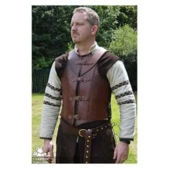 Veteran Leather Armour - Brown - Large