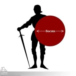 Viking White Dragon Shield - Wood - 32IN - LARP 9 Viking White Dragon Shield - Wood - 32IN - LARP -Larp Inn viking white dragon shield wood 32in larp 3