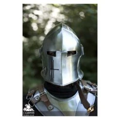 Visored Barbuta Helmet 12 Visored Barbuta Helmet -Larp Inn visored barbuta helmet 3