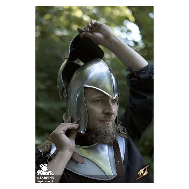 Visored Barbuta Helmet 9 Visored Barbuta Helmet - Image 7