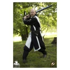 War Tabard - Black & White -Larp Inn war tabard black white 3