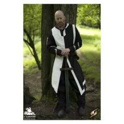 War Tabard - Black & White -Larp Inn war tabard black white 5