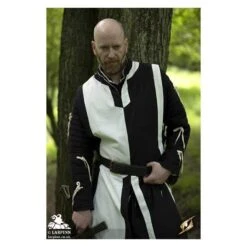 War Tabard - Black & White -Larp Inn war tabard black white 6