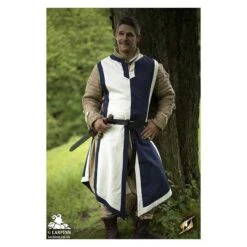 War Tabard - Blue & White -Larp Inn war tabard blue white 2